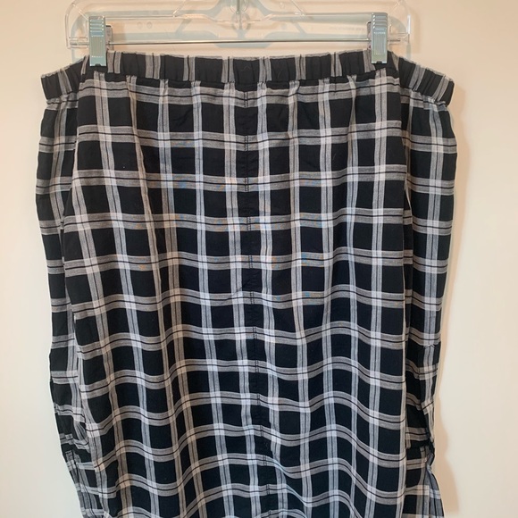 Rag and Bone Plaid Off The Shoulder Shirt Plaid S - Picture 9 of 9